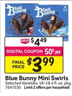 Stop&Shop Blue Bunny Mini Swirls offer