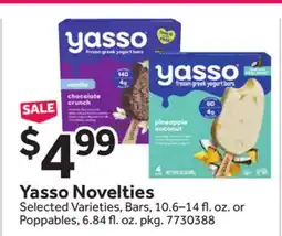 Stop&Shop Yasso Novelties offer