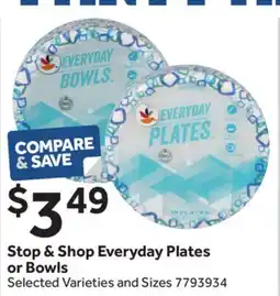 Stop&Shop Stop & Shop Everyday Plates or Bowls offer