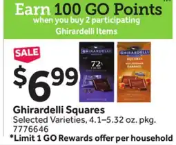 Stop&Shop Ghirardelli Squares offer