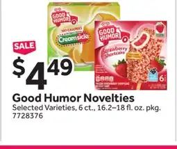 Stop&Shop Good Humor Novelties offer