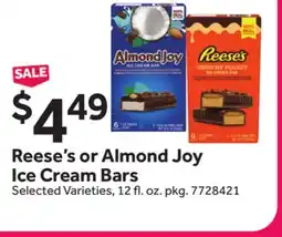 Stop&Shop Reese's or Almond Joy Ice Cream Bars offer