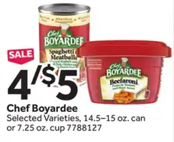 Stop&Shop Chef Boyardee offer