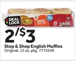 Stop&Shop Stop & Shop English Muffins offer