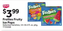 Stop&Shop Frollies Fruity Ice Pops offer