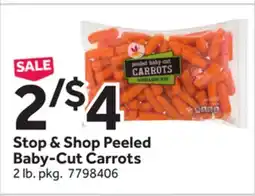 Stop&Shop Stop & Shop Peeled Baby-Cut Carrots offer
