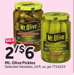 Stop&Shop Mt. Olive Pickles offer