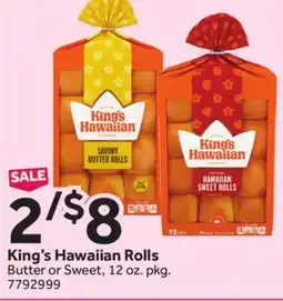 Stop&Shop King's Hawaiian Rolls offer