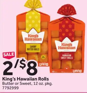 Stop&Shop King's Hawaiian Rolls offer