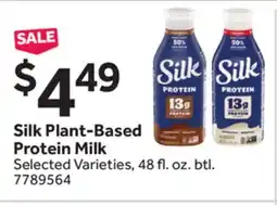 Stop&Shop Silk Plant-Based Protein Milk offer