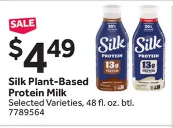 Stop&Shop Silk Plant-Based Protein Milk offer