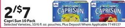 Stop&Shop Capri Sun offer