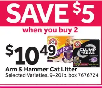 Stop&Shop Arm & Hammer Cat Litter offer