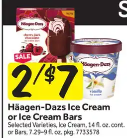 Stop&Shop Häagen-Dazs Ice Cream or Ice Cream Bars offer
