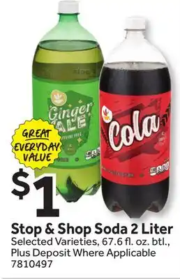 Stop&Shop Stop & Shop Soda offer
