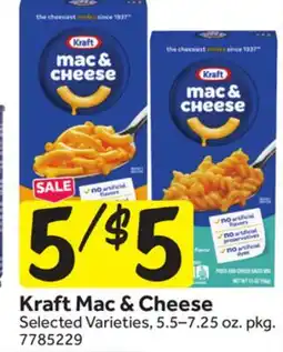 Stop&Shop Kraft Mac & Cheese offer