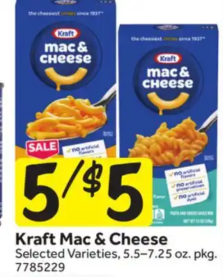 Stop&Shop Kraft Mac & Cheese offer