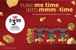 Stop&Shop Sargento Cheese Bakes offer