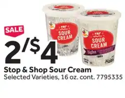 Stop&Shop Stop & Shop Sour Cream offer