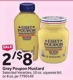 Stop&Shop Grey Poupon Mustard offer