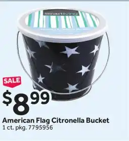Stop&Shop American Flag Citronella Bucket offer