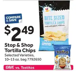 Stop&Shop Stop & Shop Tortilla Chips offer