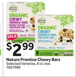 Stop&Shop Nature Promise Chewy Bars offer
