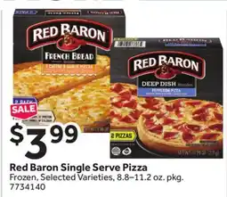 Stop&Shop Red Baron Single Serve Pizza offer