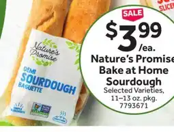 Stop&Shop Nature's Promise Bake at Home Sourdough offer