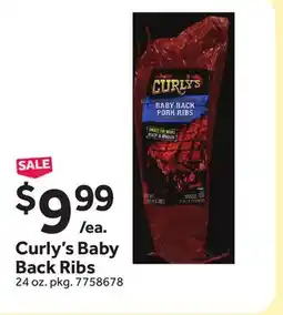 Stop&Shop Curly's Baby Back Ribs offer