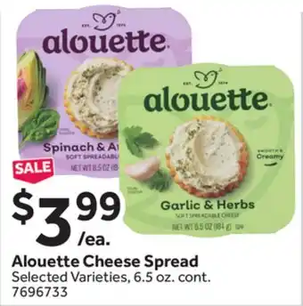 Stop&Shop Alouette Cheese Spread offer