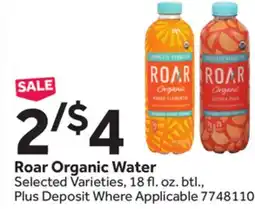 Stop&Shop Roar Organic Water offer