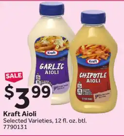 Stop&Shop Kraft Aioli offer