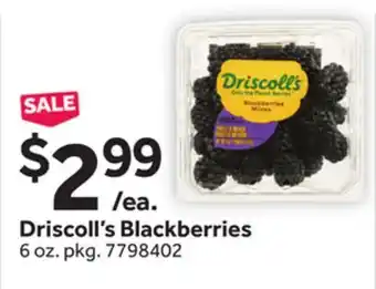 Stop&Shop Driscoll's Blackberries offer