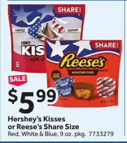 Stop&Shop Hershey's Kisses or Reese's Share Size offer