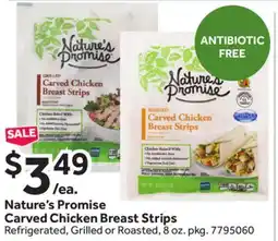 Stop&Shop Nature's Promise Carved Chicken Breast Strips offer