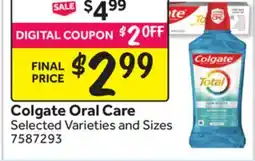 Stop&Shop Colgate Oral Care offer