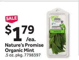 Stop&Shop Nature's Promise Organic Mint offer