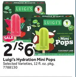 Stop&Shop Luigi's Hydration Mini Pops offer