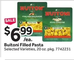 Stop&Shop Buitoni Filled Pasta offer