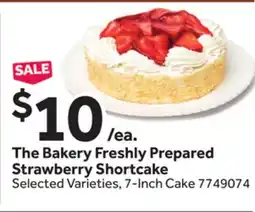 Stop&Shop The Bakery Freshly Prepared Strawberry Shortcake offer