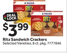 Stop&Shop Ritz Sandwich Crackers offer