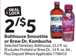 Stop&Shop Bolthouse Smoothie or Brew Dr. Kombucha offer