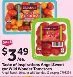 Stop&Shop Taste of Inspirations Angel Sweet cor Wild Wonder Tomatoes offer