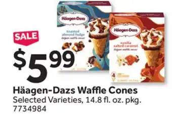 Stop&Shop Häagen-Dazs Waffle Cones offer