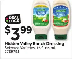 Stop&Shop Hidden Valley Ranch Dressing offer