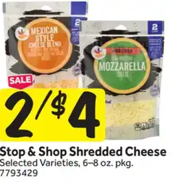 Stop&Shop Stop & Shop Shredded Cheese offer