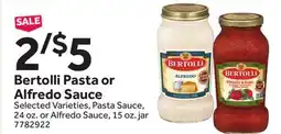 Stop&Shop Bertolli Pasta or Alfredo Sauce offer