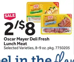 Stop&Shop Oscar Mayer Deli Fresh Lunch Meat offer