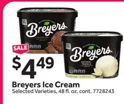 Stop&Shop Breyers Ice Cream offer